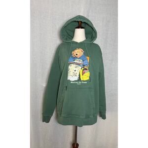 Market Making The Grade Green Bear Hoodie in Fern / Green
Size Medium